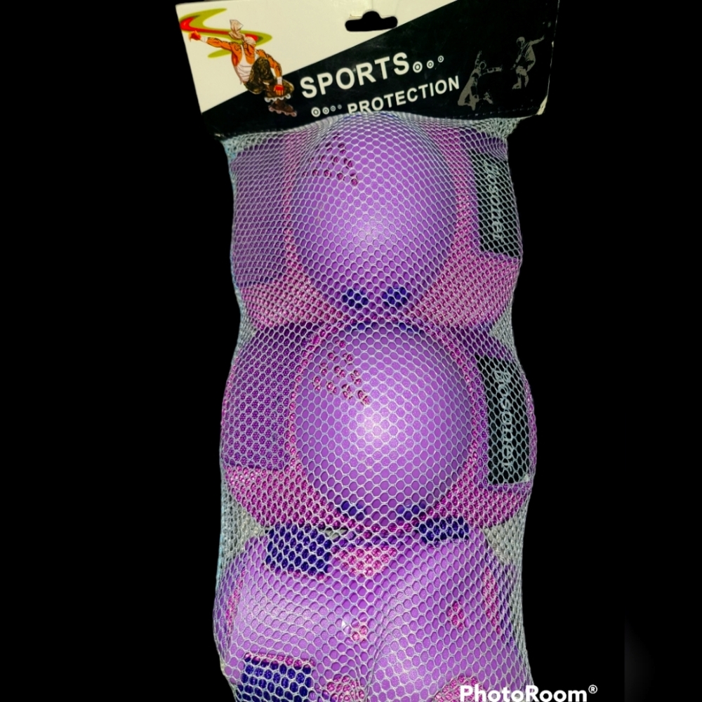 Sports protection gear medium purple an pink